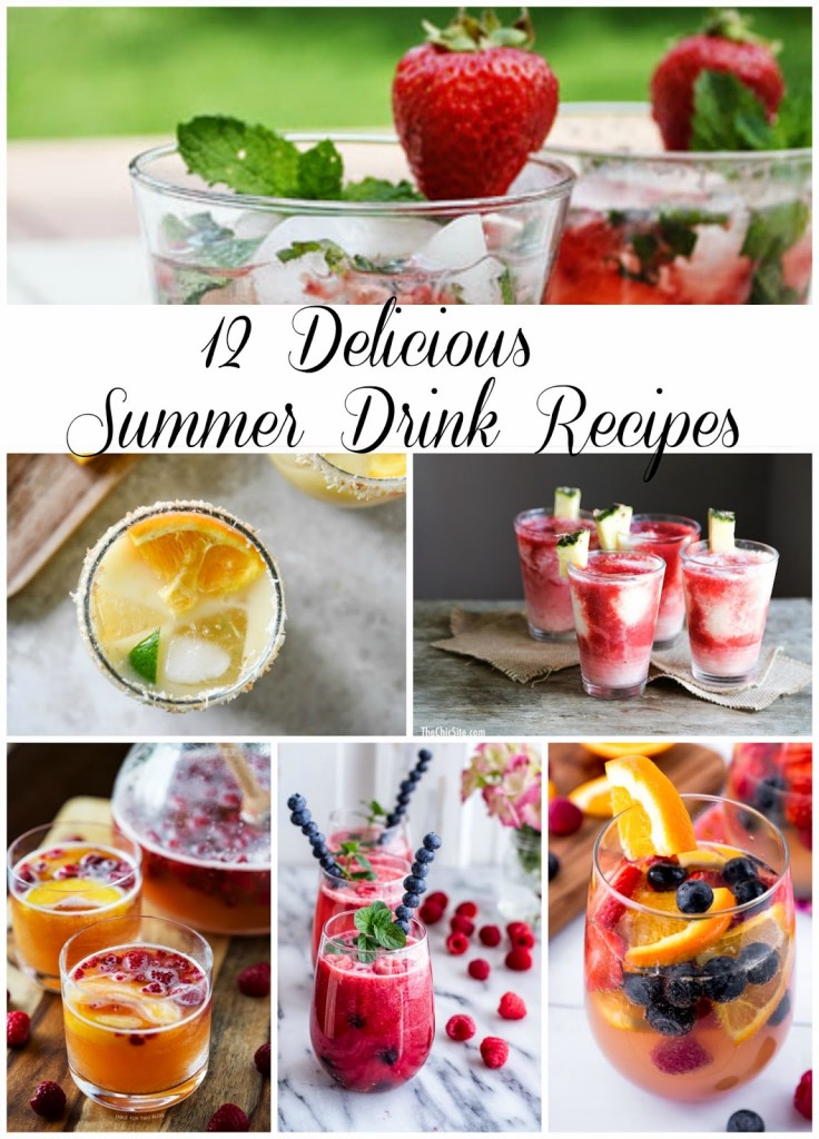 12 Delicious Summer Drinks #FoodieByGlam