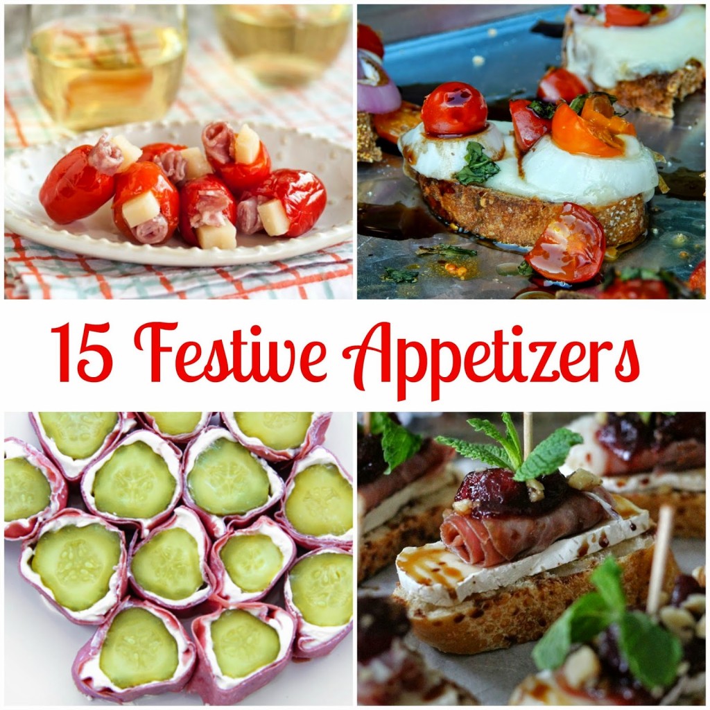 15 festive appetizer ideas from #foodie #sp