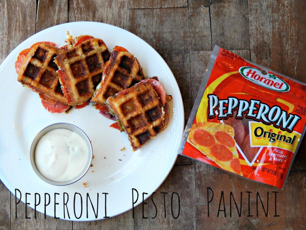 Pepperoni Pesto Panini #pepitup #ad #cbias