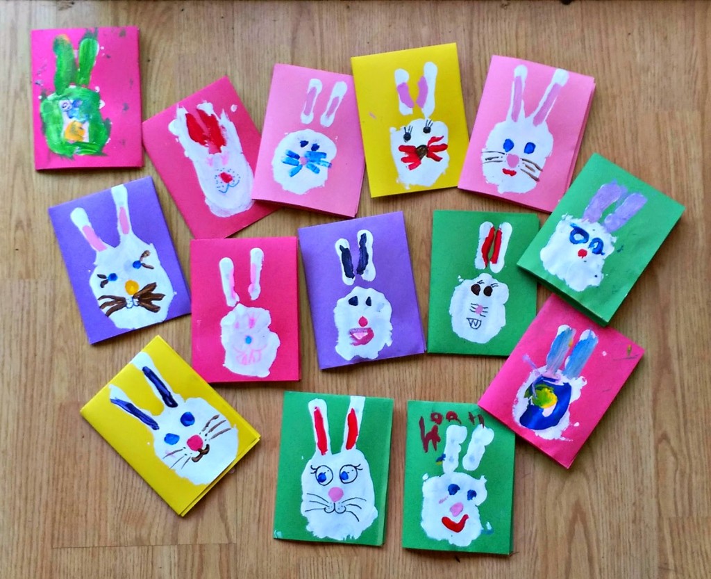 Easy Easter Bunny Cards