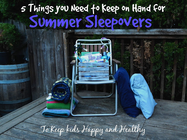 Tips to keep kids happy and healthy during sleepovers + 5 things you need to always keep on hand. #rewardhealthychoices #ad 
