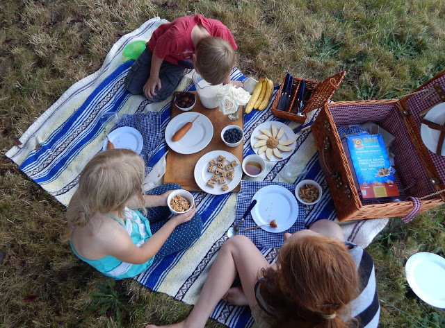 Photos from a Breakfast Picnic #WrapNGo #ad 