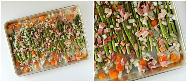 Bacon Balsamic Asparagus + A Pot Pie Dinner #PotPiePlease AD @conagrafoods