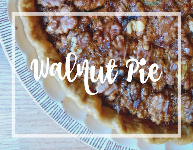 How to make a walnut pie recipe @melissakaylene