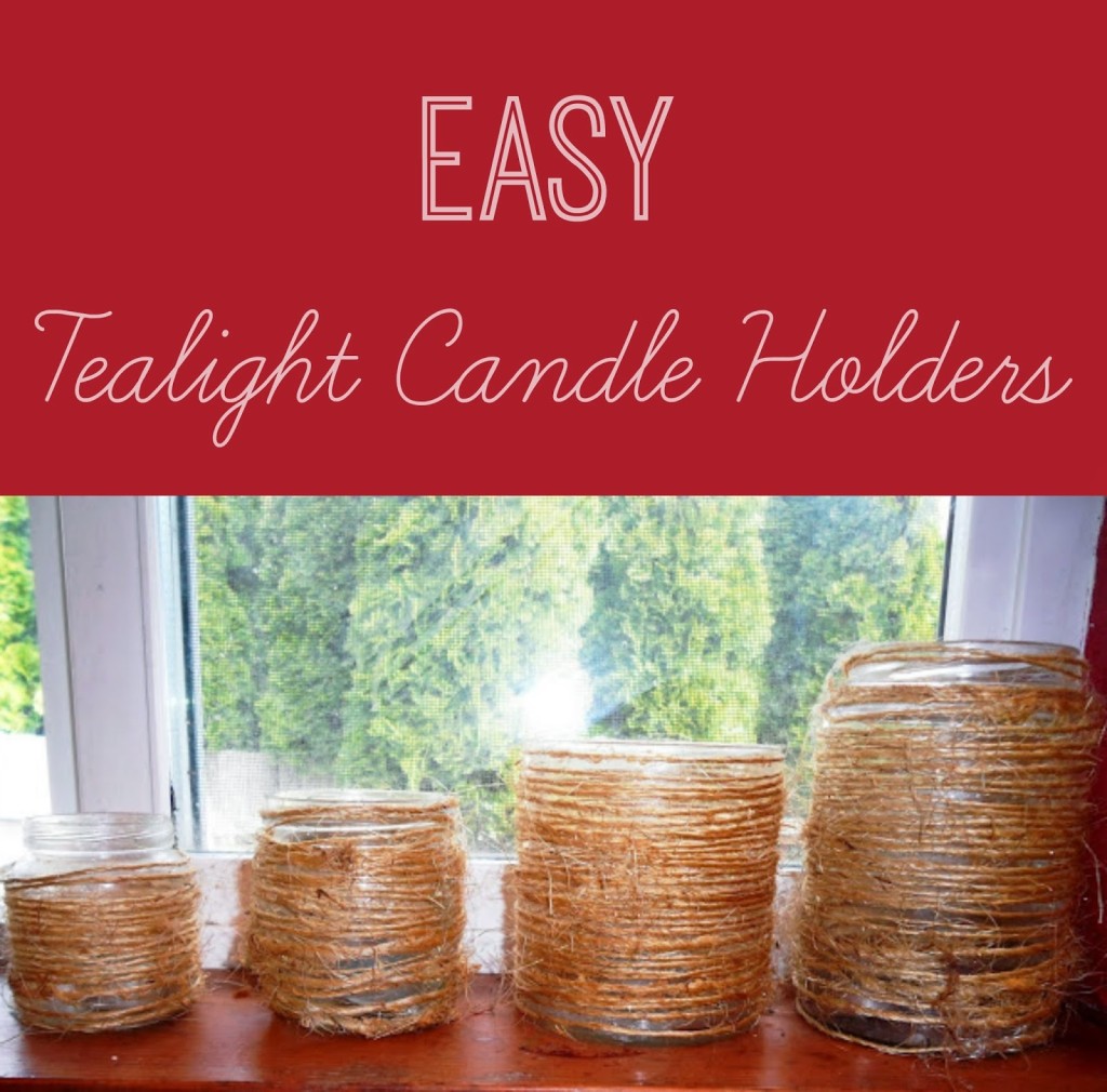 easy tealight candle holders