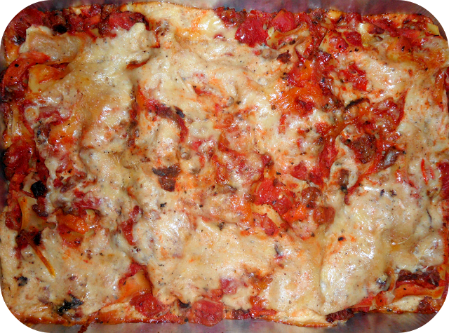 Roasted Red Pepper Lasagna Recipe