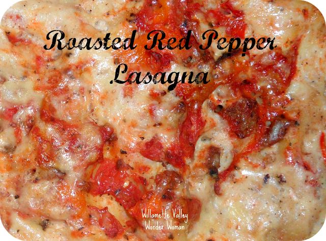 Roasted Red Pepper Lasagna Recipe