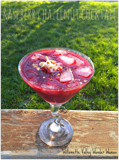 raspberry hazelnut cocktail