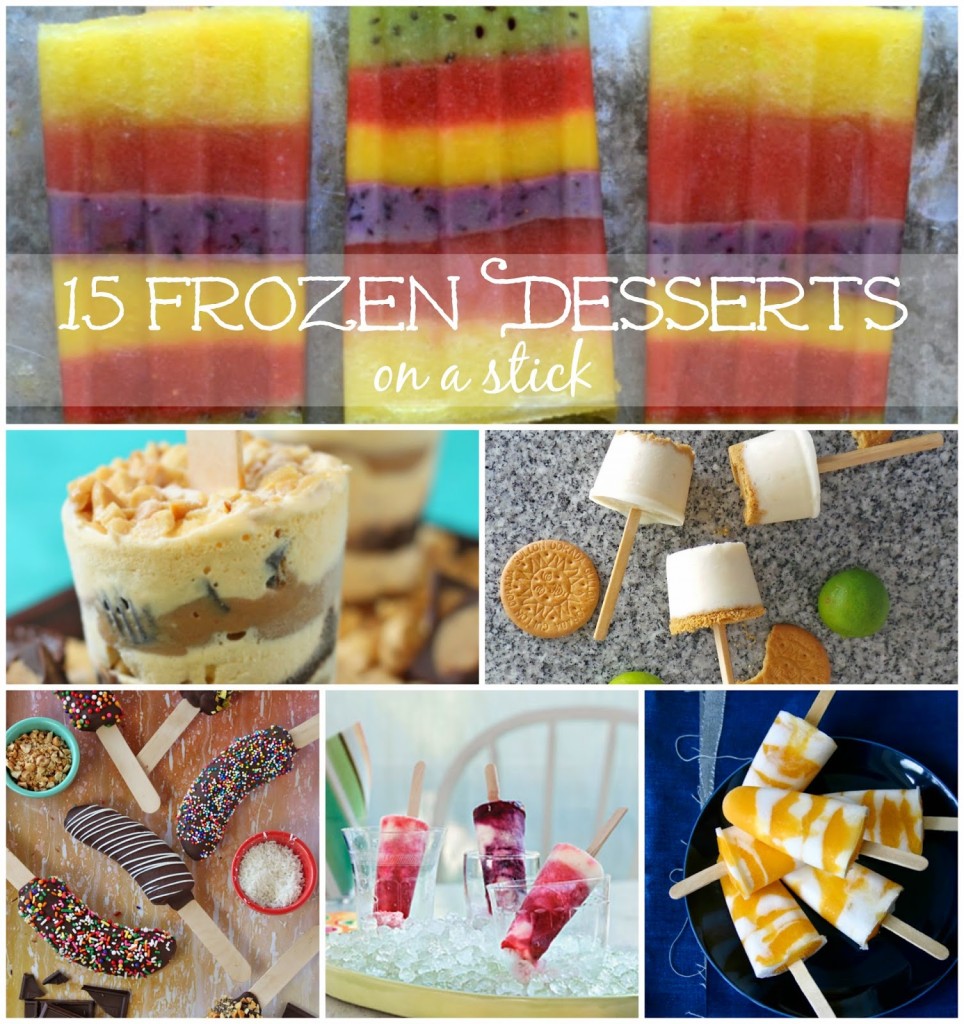 15 frozen desserts on a stick #foodie #foodiebyglam @Melissakaylene