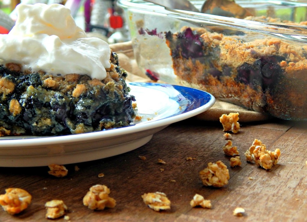 Blueberry Torte Recipe #QuakerUp #LoveMyCereal #spon #collectivebias