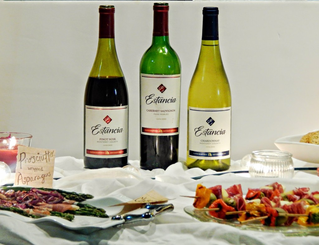 Msg 4 21+ How to have a Wine Tasting Date Night at home w/ @EstanciaWines #artofentertaining #ad 