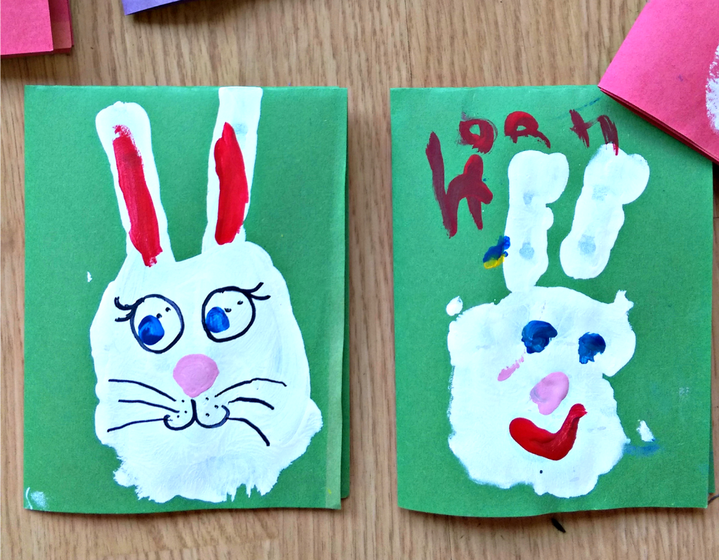 Easy Easter Bunny Cards