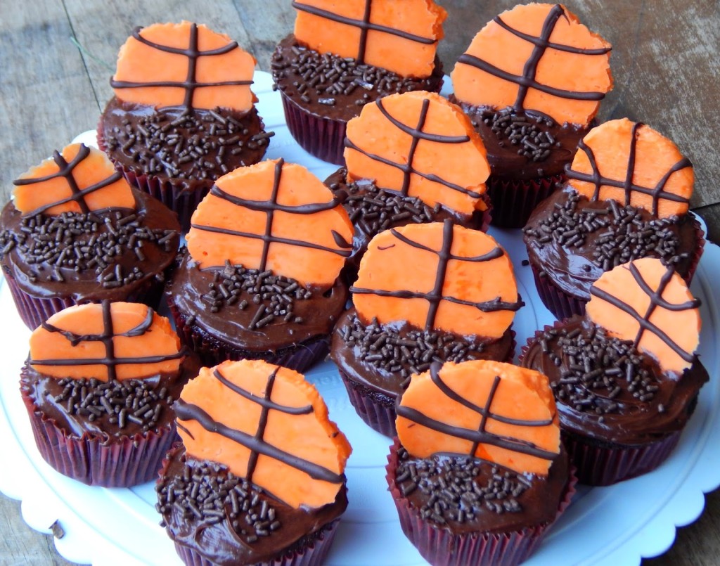 Photos and ideas for a NCAA® March Madness Celebration + Recipe for Chocolate Cherry Cupcakes #FinalFourPack #ad 