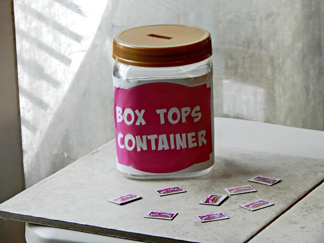 How to create a Box Tops Holder for the New School Year #Boxtops4school #ad 