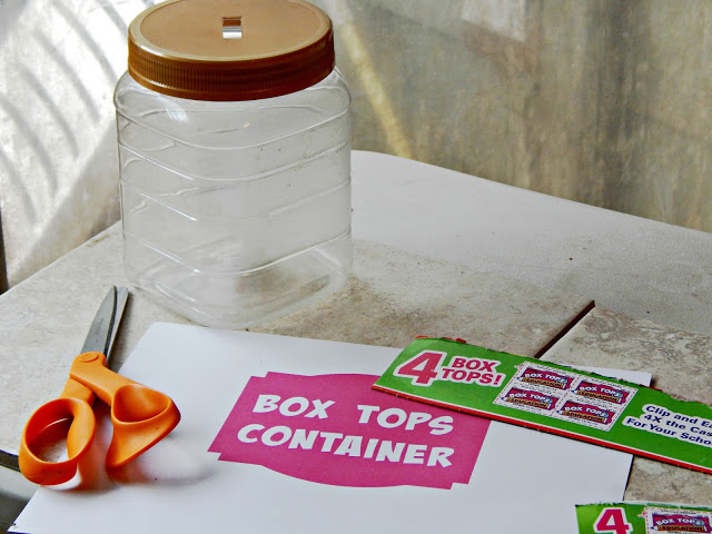 How to create a Box Tops Holder for the New School Year #Boxtops4school #ad 