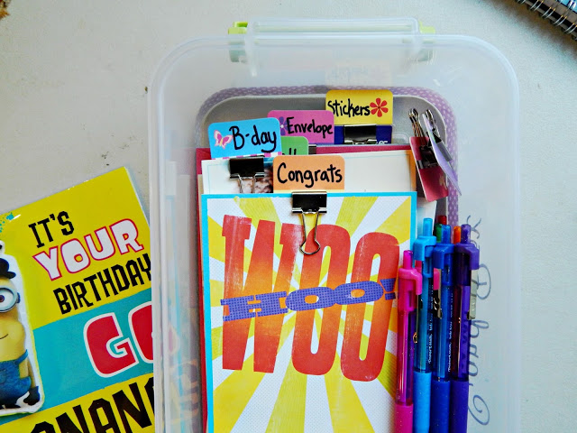 Ideas for how to make a card kit box #sendsmiles #ad