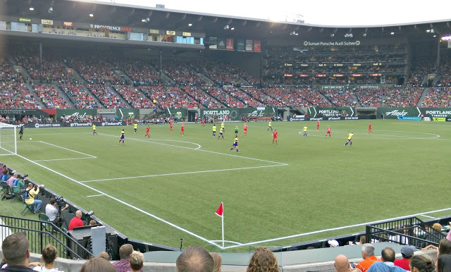 Photos from a Portland Thorns Game via @melissakaylene