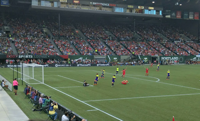 Photos from a Portland Thorns Game via @melissakaylene