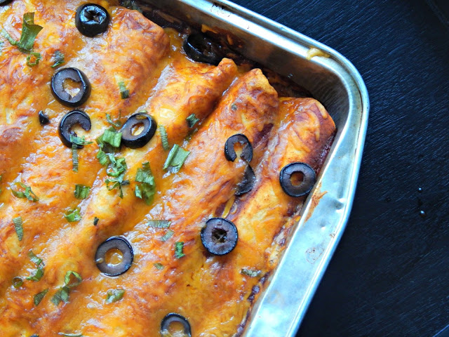 Cheesy Beef Enchilada Recipe #naturallycheesy AD 