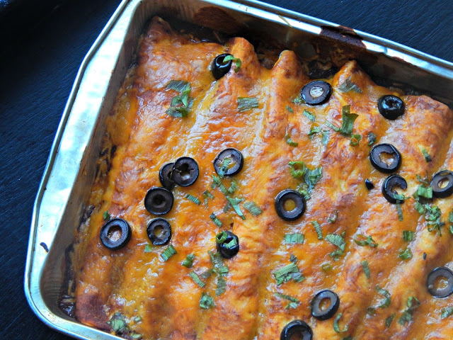 Cheesy Beef Enchilada Recipe #naturallycheesy AD 