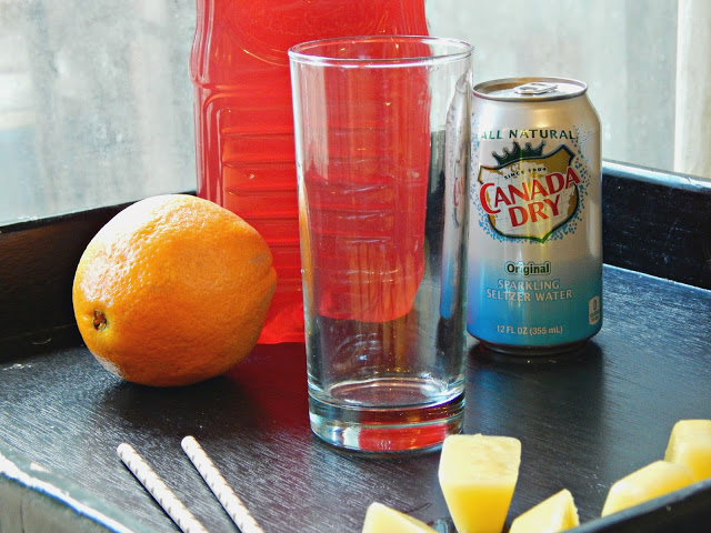 Here's a simple and delicious cranberry orange sparkling soda that can be enjoyed by all ages! #Simplysparkling AD