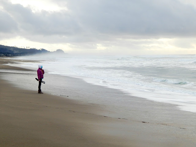 On The Beach in November // @MelissaKaylene