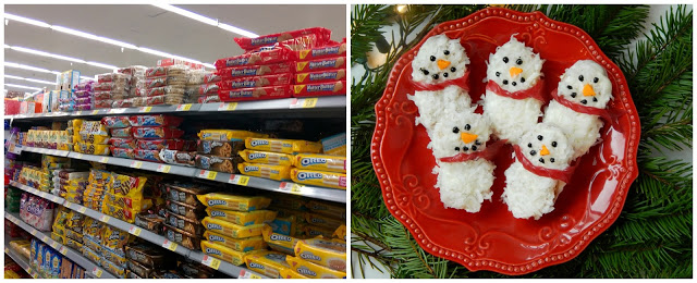 White Chocolate Nutter Butter Snowmen #NuttyForTheHolidays AD