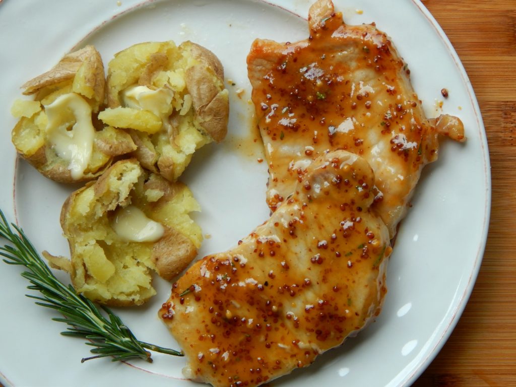 rosemary mustard pork chops