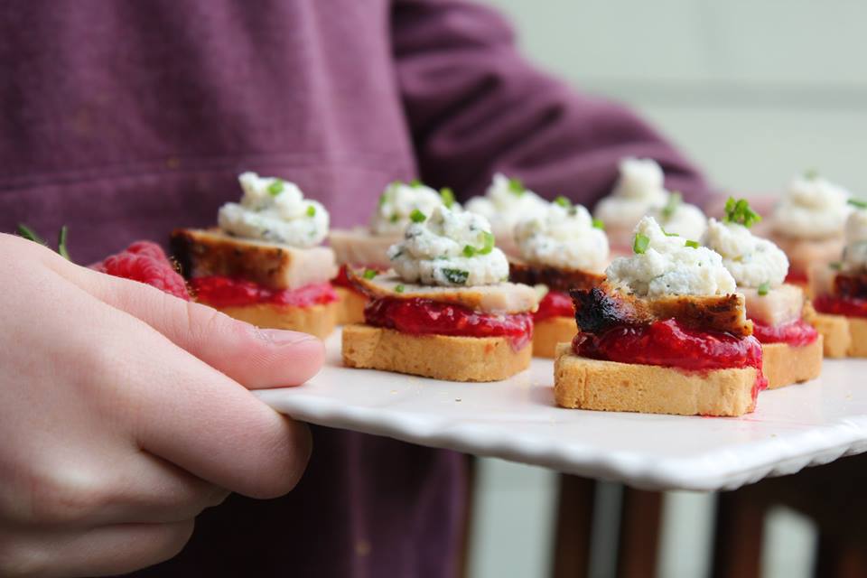 pork crostini