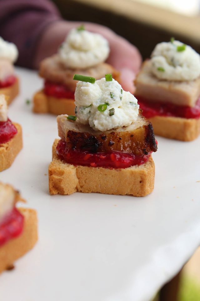 pork crostini