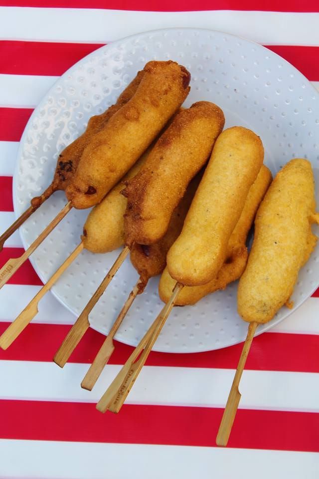 homemade corn dogs