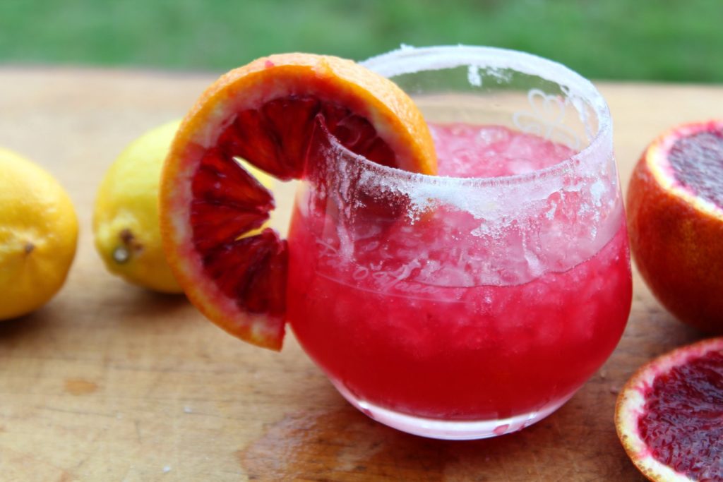 blood orange lemon drop