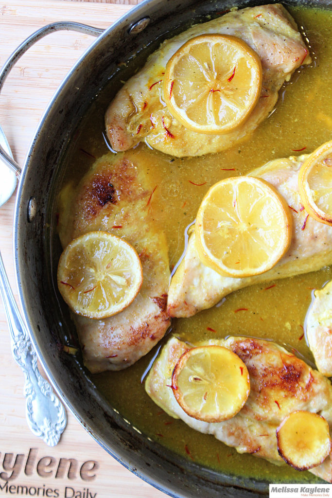 lemon saffron chicken