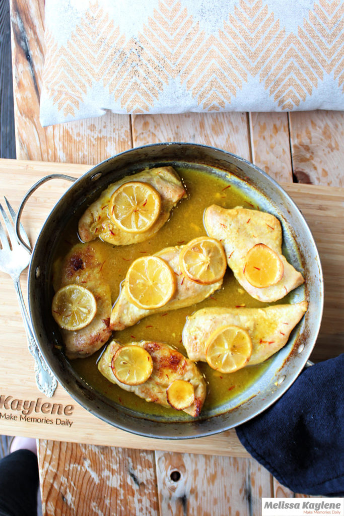 lemon saffron chicken